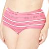 Comfort Choice Plus Size 5-Pack Tag-Free Full Coverage Cotton Brief(Ditsy Pack)