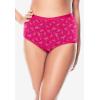 Comfort Choice Plus Size 5-Pack Tag-Free Full Coverage Cotton Brief(Dragonfly Pack)