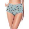 Comfort Choice Plus Size 5-Pack Tag-Free Full Coverage Cotton Brief(Fruit Pack)