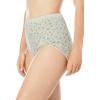 Comfort Choice Plus Size 5-Pack Tag-Free Full Coverage Cotton Brief(Fruit Pack)