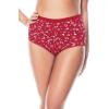 Comfort Choice Plus Size 5-Pack Tag-Free Full Coverage Cotton Brief(Hearts Pack)