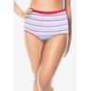Comfort Choice Plus Size 5-Pack Tag-Free Full Coverage Cotton Brief(Love Pack)