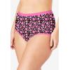 Comfort Choice Plus Size 5-Pack Tag-Free Full Coverage Cotton Brief(Love Pack)