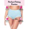 Comfort Choice Plus Size 5-Pack Tag-Free Full Coverage Cotton Brief(Sweet Dreams Pack)