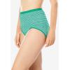 Comfort Choice Plus Size 5-Pack Tag-Free Full Coverage Cotton Brief(Tropical Emerald Pack)