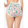 Comfort Choice Plus Size 5-Pack Tag-Free Full Coverage Cotton Brief(Tropical Emerald Pack)