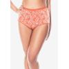 Comfort Choice Plus Size 5-Pack Tag-Free Full Coverage Cotton Brief(Tropical Palm Pack)