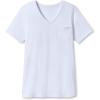 Woman Within Plus Size Perfect V-Neck Pocket Tee(White)