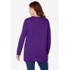 Woman Within Crewneck Fleece Sweatshirt(Radiant Purple)