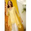 Woman Within Plus Size Open Front Pointelle Cardigan Sweater(Pale Seafoam)