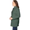 Woman Within Plus Size Perfect Long-Sleeve Mockneck Tee (Petite Available)(Pine)