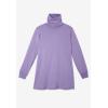 Woman Within Plus Size Perfect Long-Sleeve Turtleneck Tee (Petite Available)(Chocolate)