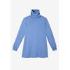 Woman Within Plus Size Perfect Long-Sleeve Turtleneck Tee (Petite Available)(Deep Teal)