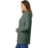 Woman Within Plus Size Perfect Long-Sleeve Turtleneck Tee (Petite Available)(Pine)