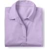 Woman Within Plus Size Petite Perfect Short-Sleeve Collared Button Down Shirt(Pale Lilac)