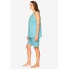 Dreams & Co. Plus Size 2-Piece Short PJ Set(French Blue)