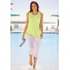 Woman Within Plus Size 7-Day Elastic-Waist Stretchy Knit Capri(Pale Seafoam)