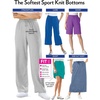 Woman Within Plus Size Tall Sport Knit Straight Leg Elastic Pant(Paradise Blue)