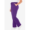 Woman Within Plus Size Tall Sport Knit Straight Leg Elastic Pant(Purple Orchid)