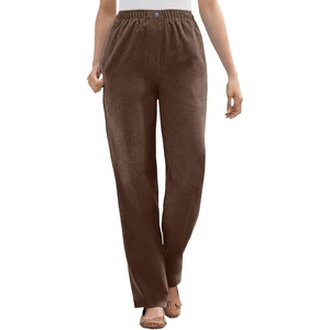 Woman Within Plus Size Petite 7-Day Corduroy Straight-Leg Pant(Chocolate)