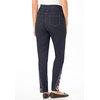 Woman Within Plus Size Flex Pull-On Straight-Leg Gap-Free Stretch Denim Jeans(Indigo Floral)