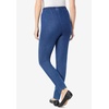 Woman Within Plus Size Fineline Stretch Denim Skinny Pull-On Jeans – 12 W, Stonewash Sanded