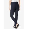 Woman Within Plus Size Petite Fineline Stretch Denim Skinny Pull-On Jeans – 28 WP, Indigo