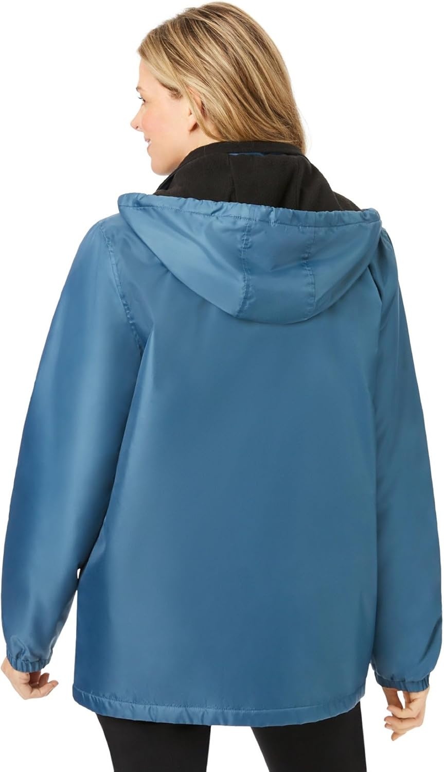 image:imageWoman Within Plus Size Storm RaincoatDnu Storm Blue