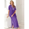 Only Necessities Plus Size Embellished Knit Lounger(Classic Red)