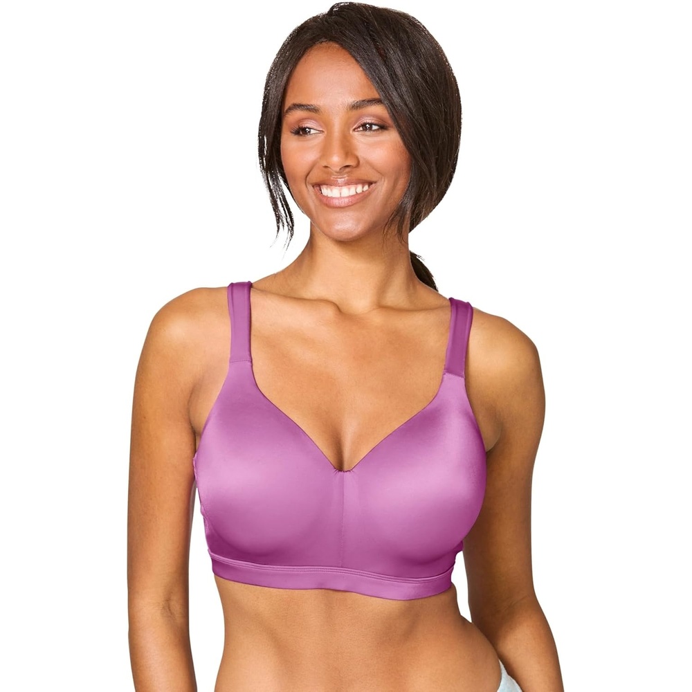 image:imageCatherines Womens Plus Size FullCoverage Smooth NoWire BraPretty Orchid