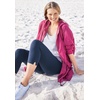Woman Within Plus Size Capri Pull-On Stretch Knit Cotton Spandex Leggings(Pine)
