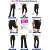 Woman Within Plus Size Capri Pull-On Stretch Knit Cotton Spandex Leggings(White)