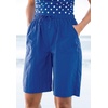 Women’s Plus Size Taslon Cover Up Board Shorts with Built-in Brief(Black)