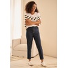 ellos Comfortable Women’s Plus Size Boyfriend Jeans Stretch Denim Mid-Rise(Dark Wash)