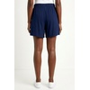 ellos Plus Size Relaxed Fit Elastic Waistband Stretch Jersey Shorts(Navy)