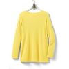Woman Within Long-Sleeve Crewneck Soft Waffle Knit Thermal Shirt(Primrose Yellow)