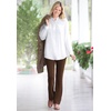 Woman Within Plus Size Utility Button Down Shirt(Pine Dot)