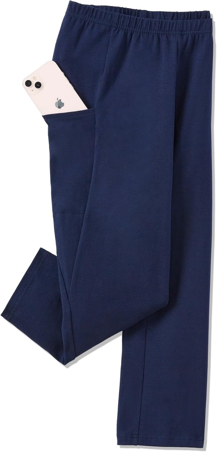 image:imageWoman Within Plus Size StretchCotton Knit PullOn Pocket Capri LeggingsDeep Claret Tie Dye