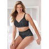 Comfort Choice Women’s Plus Size Stay-Cool Wireless T-Shirt Bra(Pretty Taupe Animal Floral)