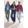 Woman Within Plus Size Petite Stretch Denim Five-Pocket Bootcut Jeans(Deep Teal)