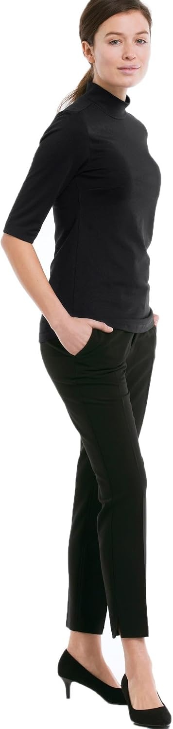 image:imageellos Plus Size Mock Neck TeeMerlot