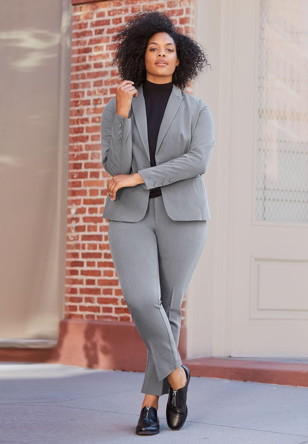 image:imageellos Plus Size Mock Neck TeeMerlot