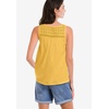 ellos Plus Size 100% Cotton Crochet Scoop Neck A-Line Tank(Sundance)